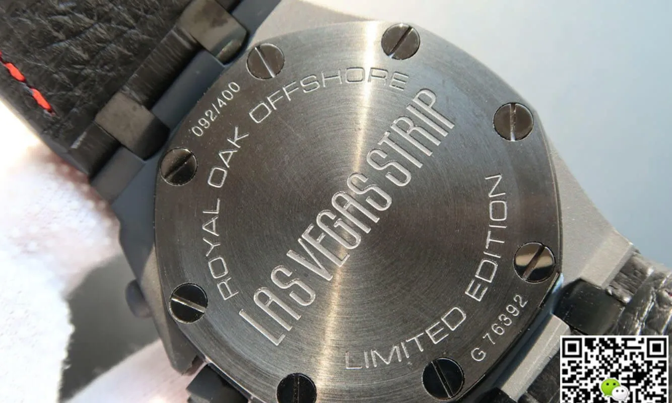 Audemars Piguet Royal Oak Offshore 26186SN.OO.D101CR.01 JF Factory 1:1 Best Edition Replica Watch Black Strap
